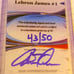 LEBRON JAMES LISTING IS A ARTIST