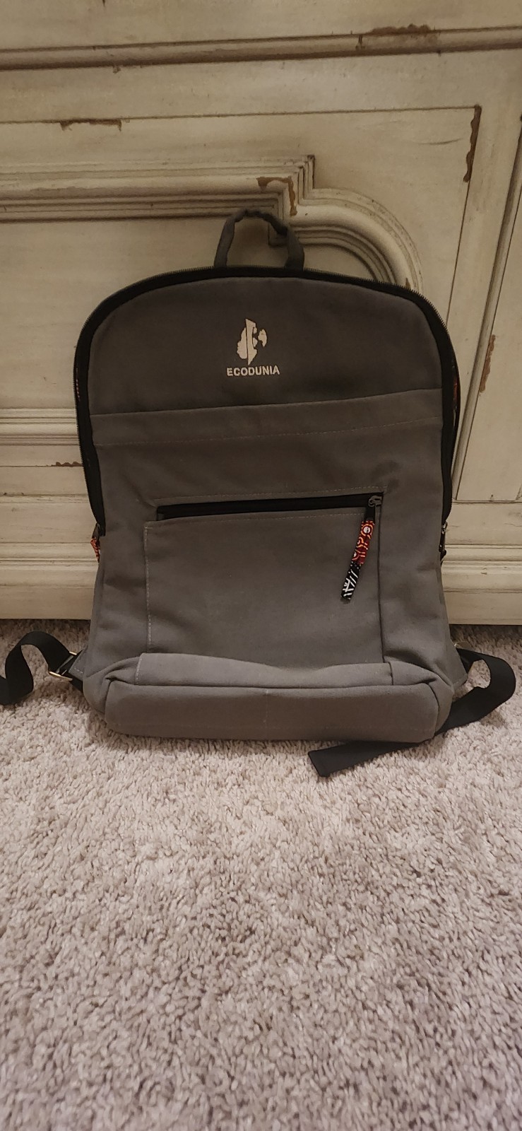 The Zanzi Backpack Grey by Ecodunia