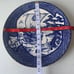 7 Lucky Men Vintage Japanese Plate