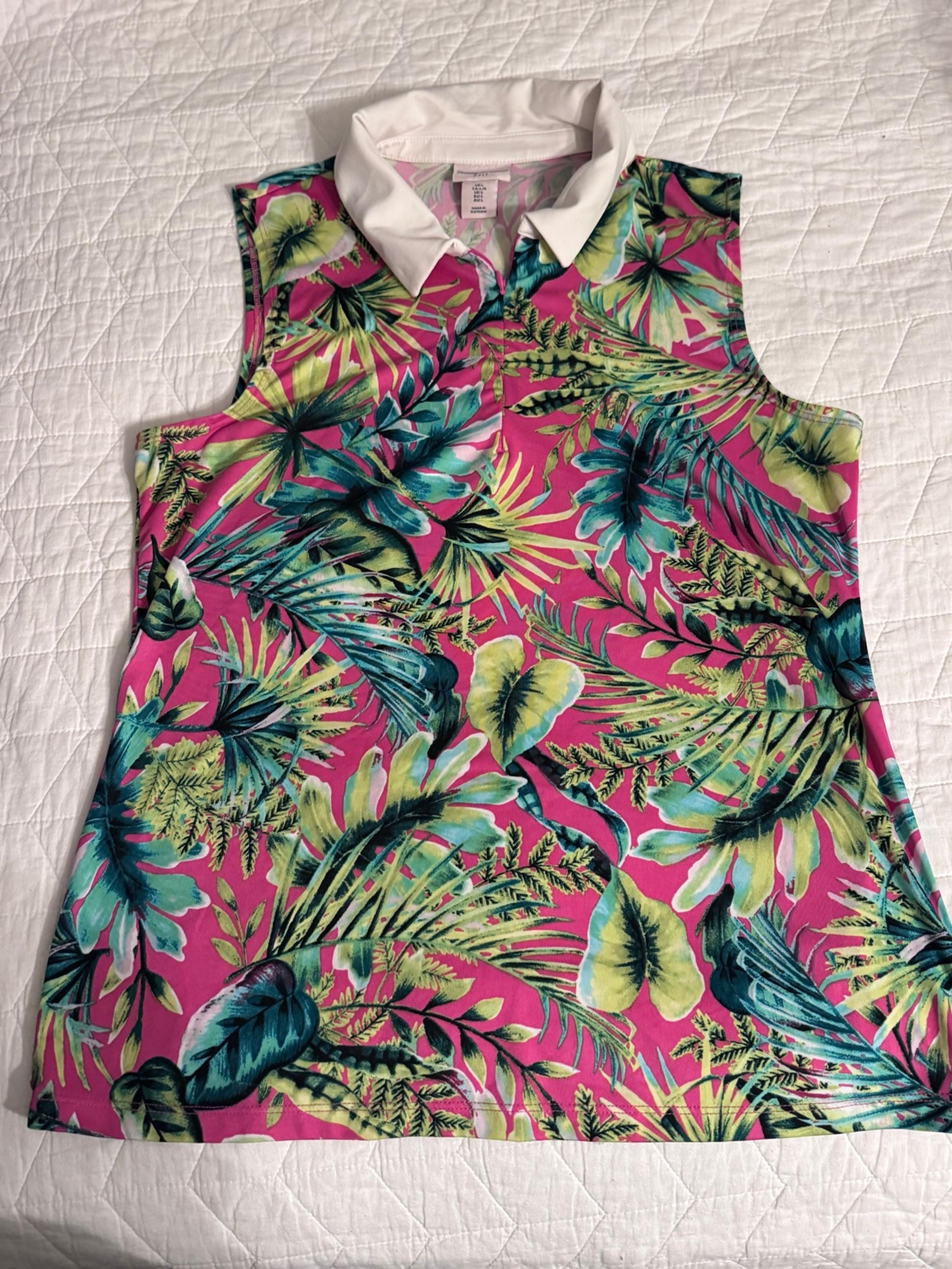 Tommy Bahama Golf Polo Shirt Womens size large
