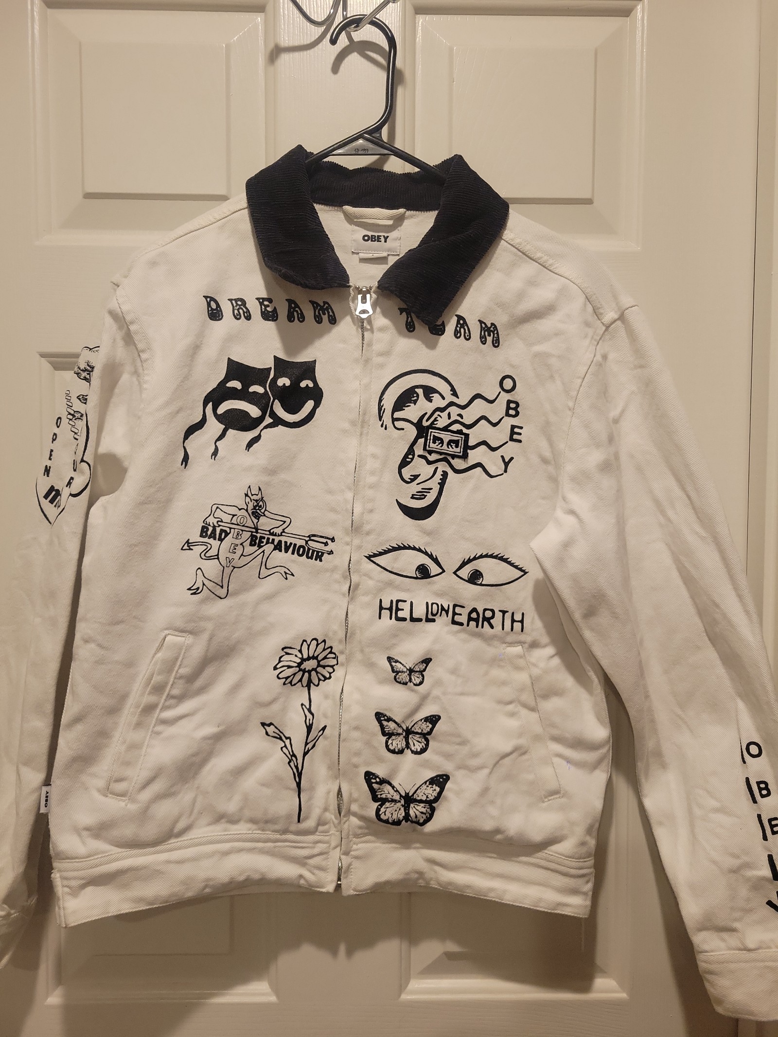 Obey womens small jacket