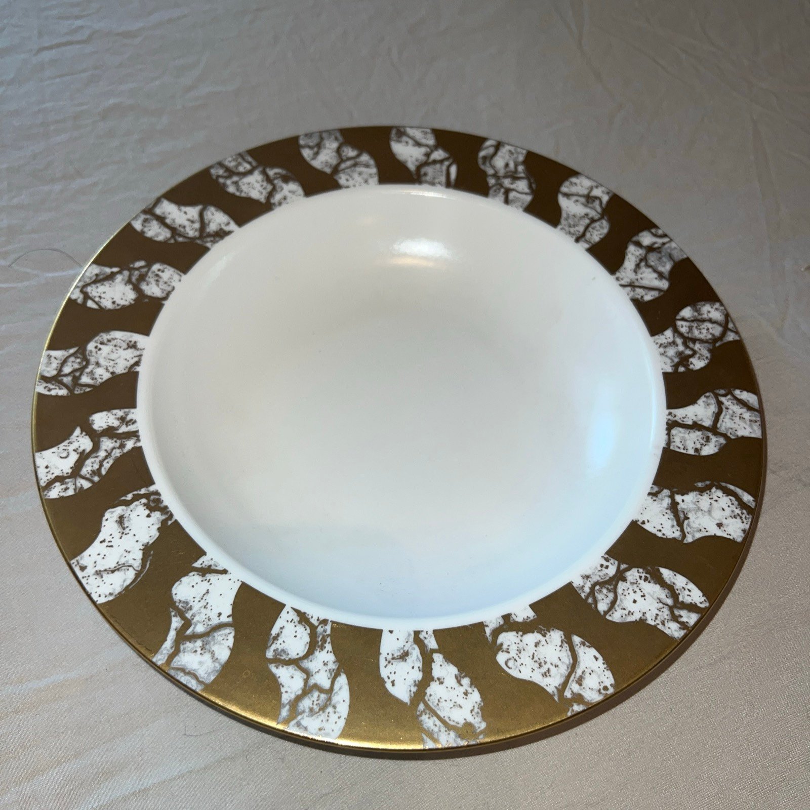Michael Wainwright Tempio Luna Gold Pasta Soup Bowl 9 New Replacement USA