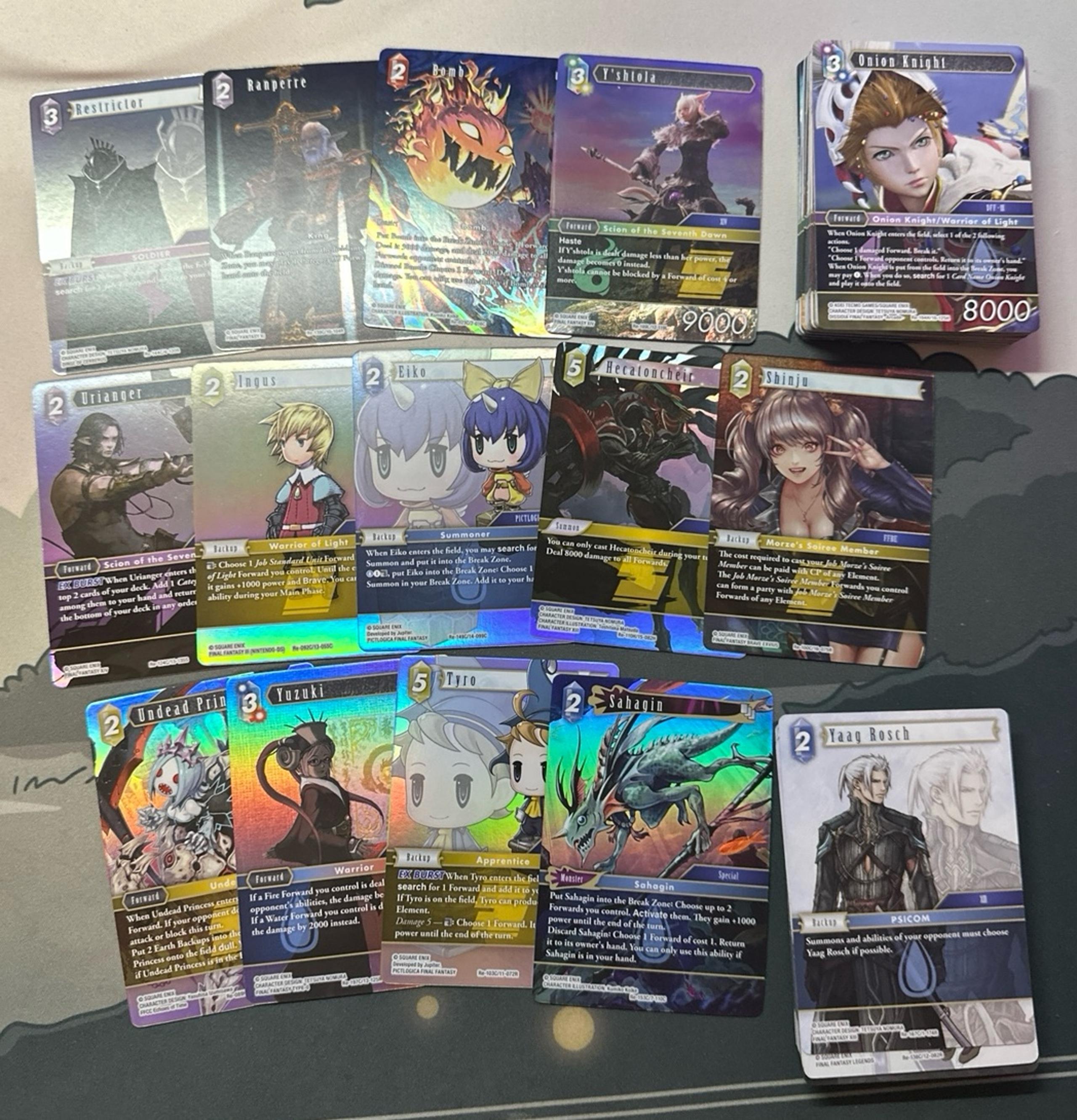 final fantasy legacy collection TCG foil bulk