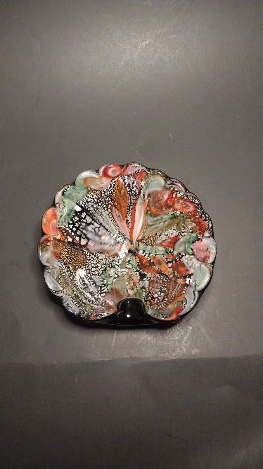 Vintage Venetian Glass Bowl / Ashtray