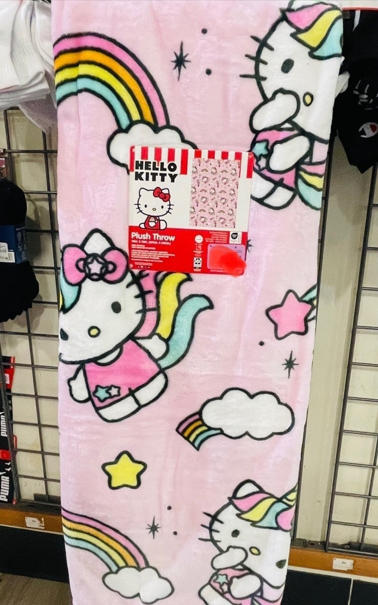 Hello Kitty Unicorn Throw Blanket