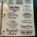2021 Ultimate Christmas Verse Compendium Binder Stamps Stationary box