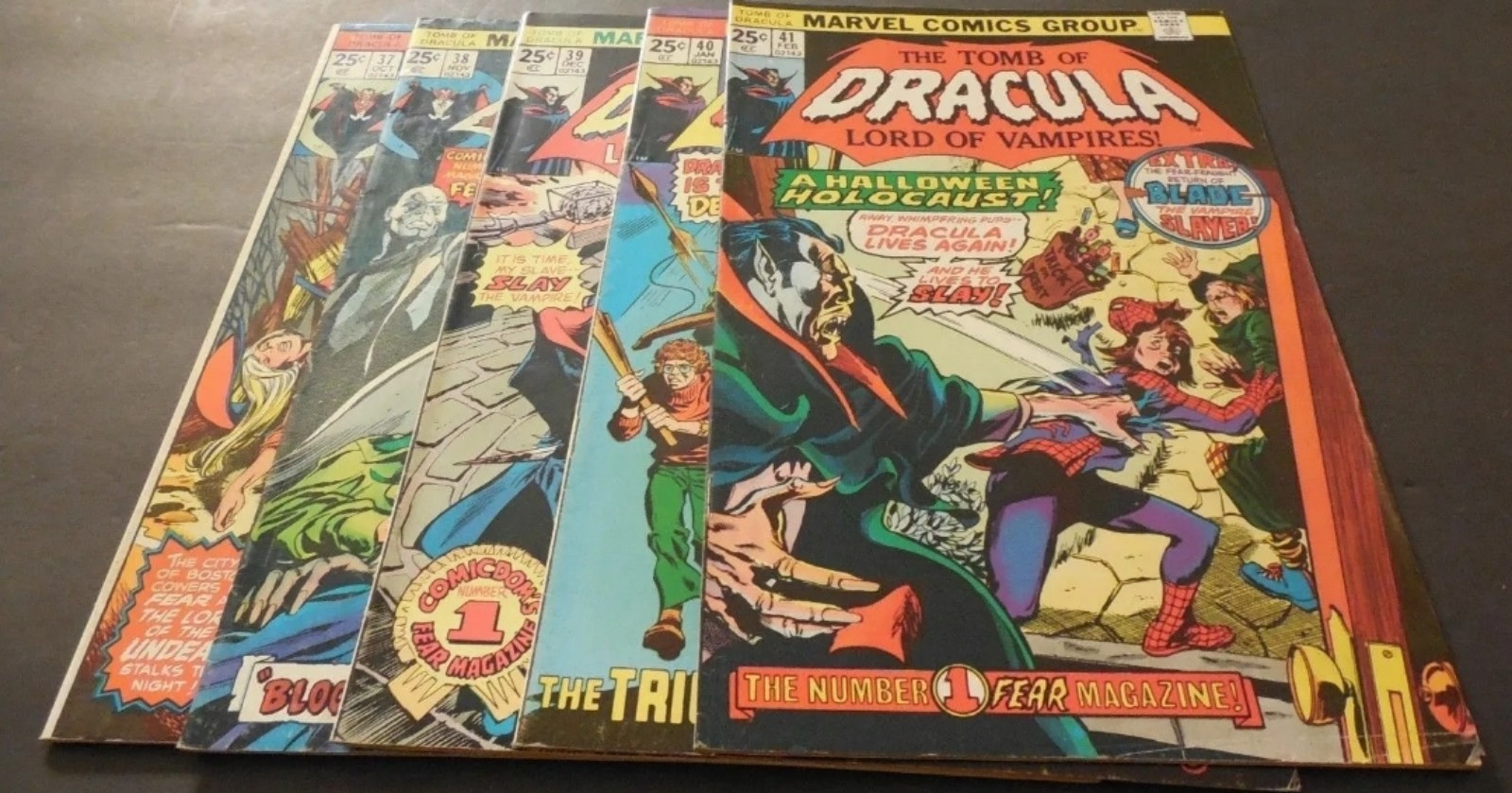 Tomb Of Dracula #37-41 1975 - 1976 Bronze Age Marvel Comics