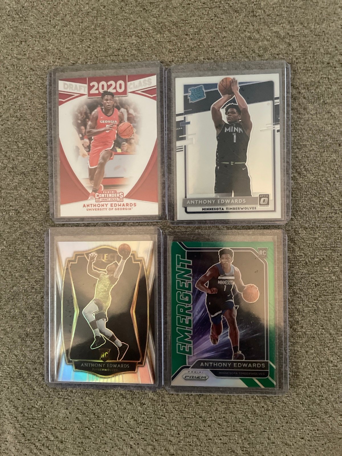 Anthony Edward’s rookie lot