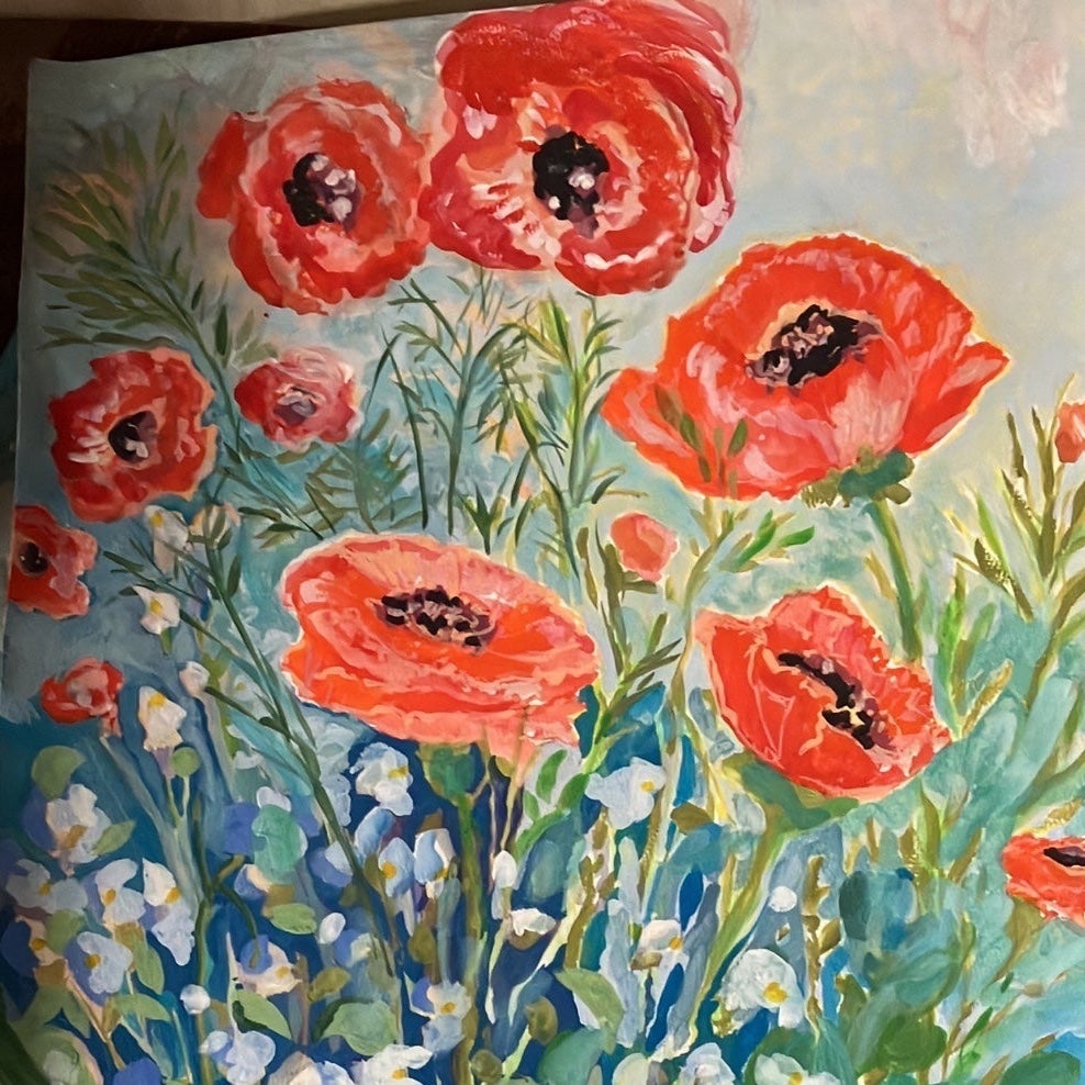 Original Watercolor “Springs’ Hello”