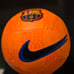 Signed Dani Alves Barcelona Nike Orange Soccer Ball (Beckett)
