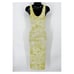 Enza Costa REVOLVE Tie Dye Tank Dress Bodycon Silhouette NEW Size M Yellow White