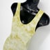 Enza Costa REVOLVE Tie Dye Tank Dress Bodycon Silhouette NEW Size M Yellow White