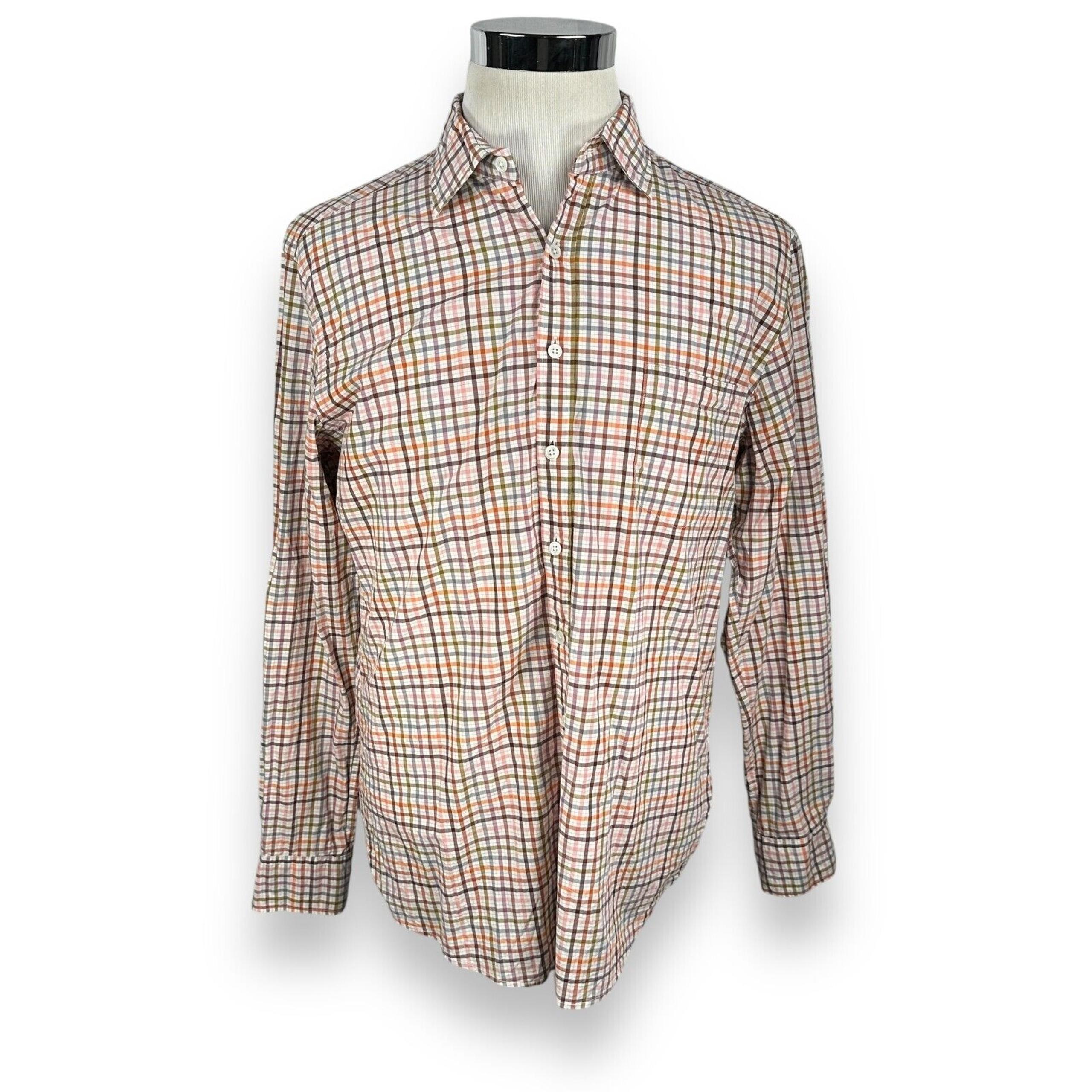 Rodd & Gunn Shirt Men’s Large Multicolor Check Long Sleeve Button Up Sports Fit