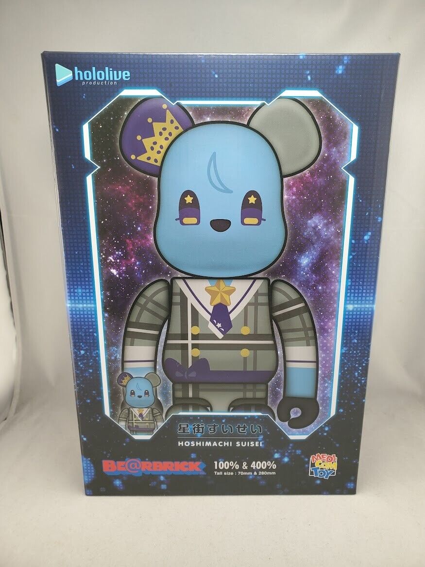 ブランドバッグ通販サイト 100% Suisei Hoshimachi BE@RBRICK × hololive & SELLER US 400% その他