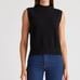 Quince Mongolian Cashmere Mock Neck Sweater Vest black M