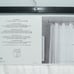NEW DKNY 2 Panels Window Curtain Drapes ~City Breeze Sheer~Cream White~ 50x96