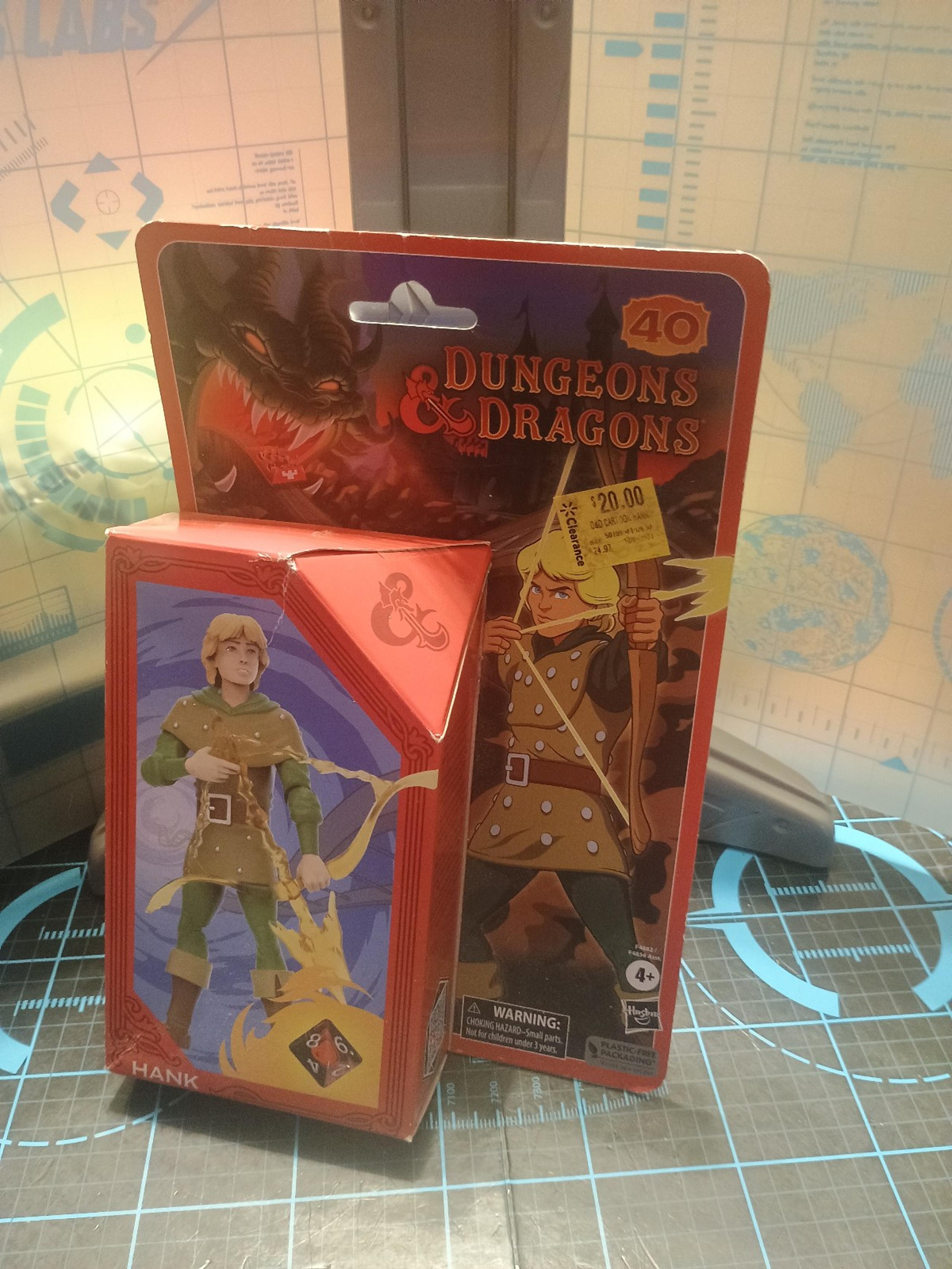 Dungeons and Dragons action figure (Hank) New! DMG Packaging