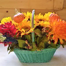 Handmade Floral Centerpiece Fall Decoration Artificial Flower Table Arrangement