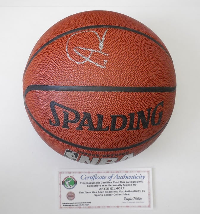 Artis Gilmore Signed Basketball w/ COA!