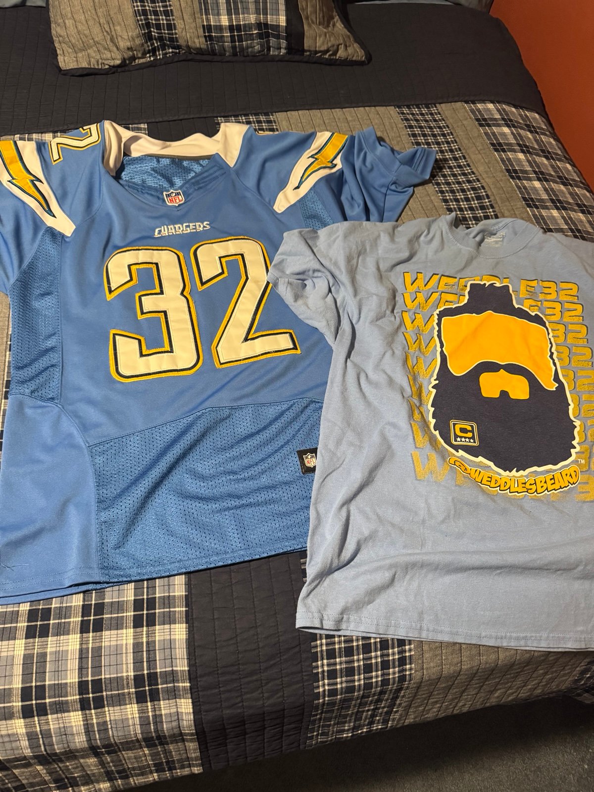 Eric Weddle Chargers Combo