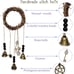 2 Pair- Wicker Witch Bells. Handmade Wiccan Chimes/ door Knob Hangers *Read bio*