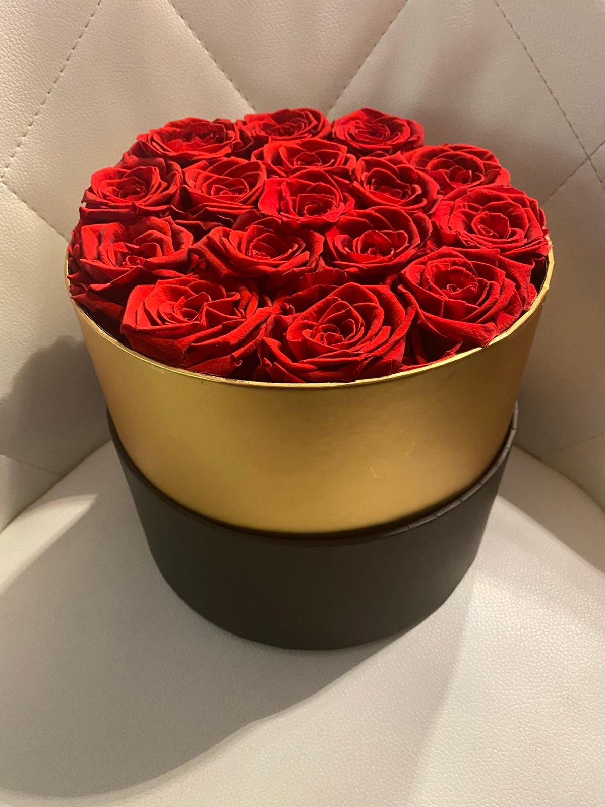 Red Infinity Preserved Forever Roses