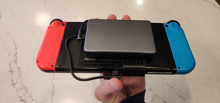 SiWiQU Magnetic Battery Pack Compatible with Nintendo /Switch OLED, 10000mah