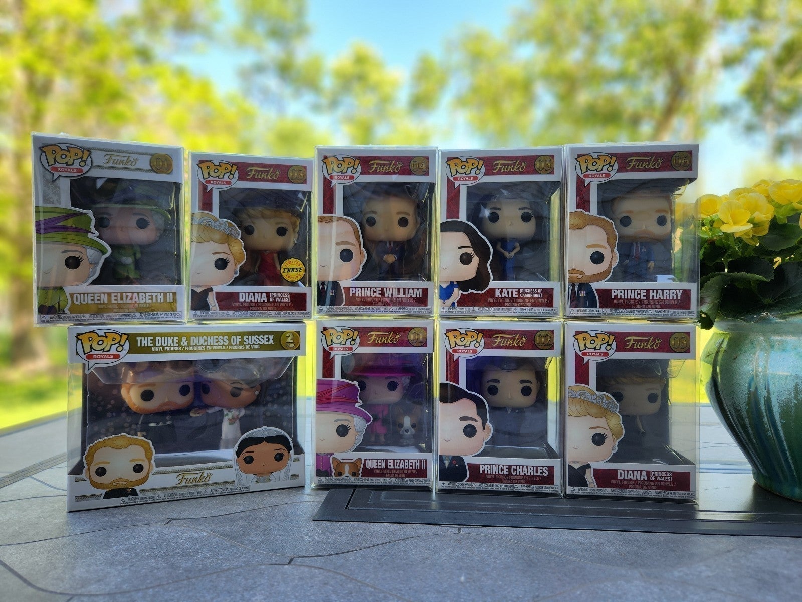 Funko Pop - Royals Set w/Chase Limited Edition Princess Diana