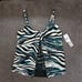 NWT Amoressa Women's Swimwear Swing Underwire Bra Mesh Inset Tankini Top Size 10