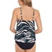 NWT Amoressa Women's Swimwear Swing Underwire Bra Mesh Inset Tankini Top Size 10