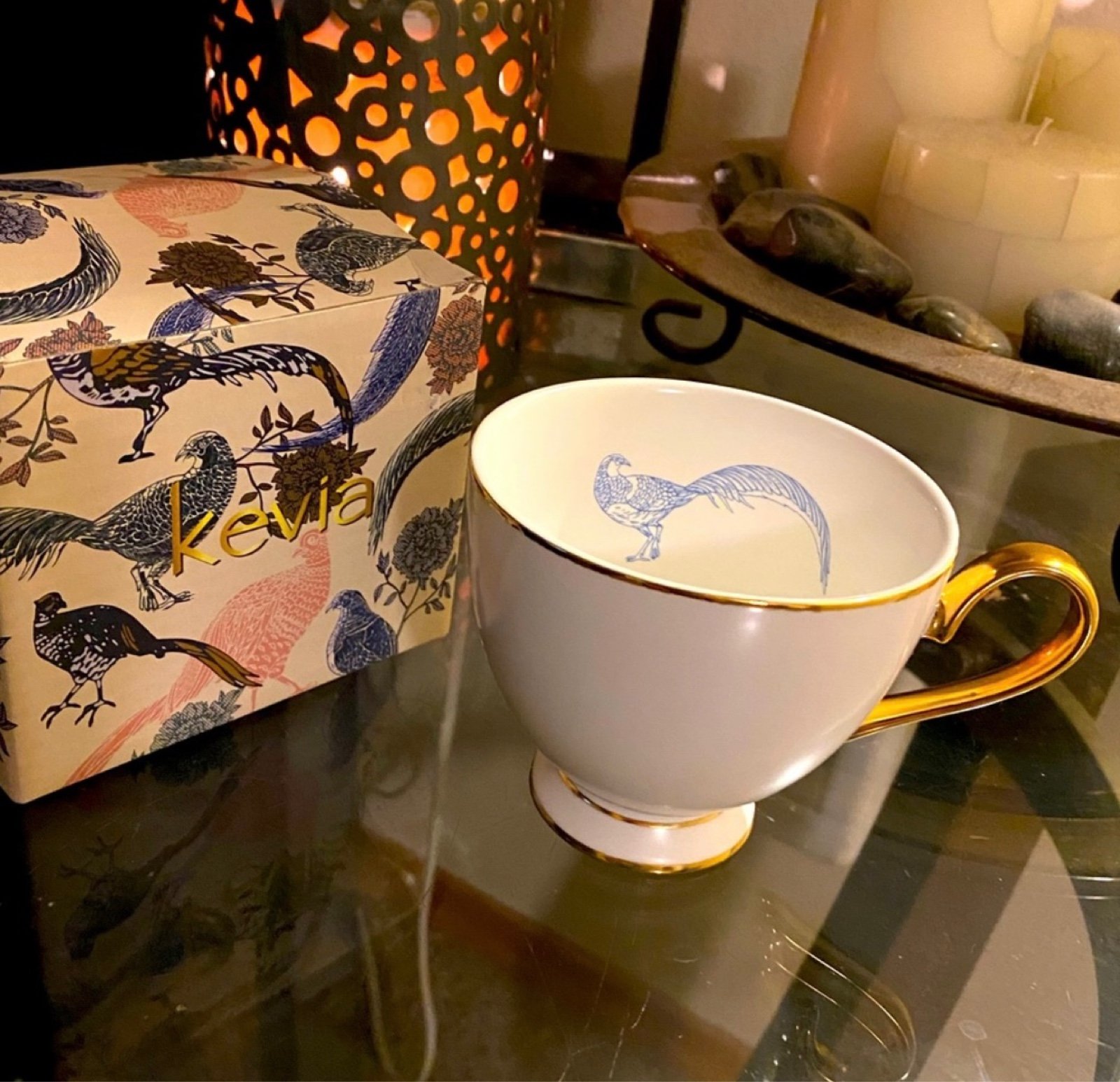 New Kevia Nottingham Pheasant Teacup