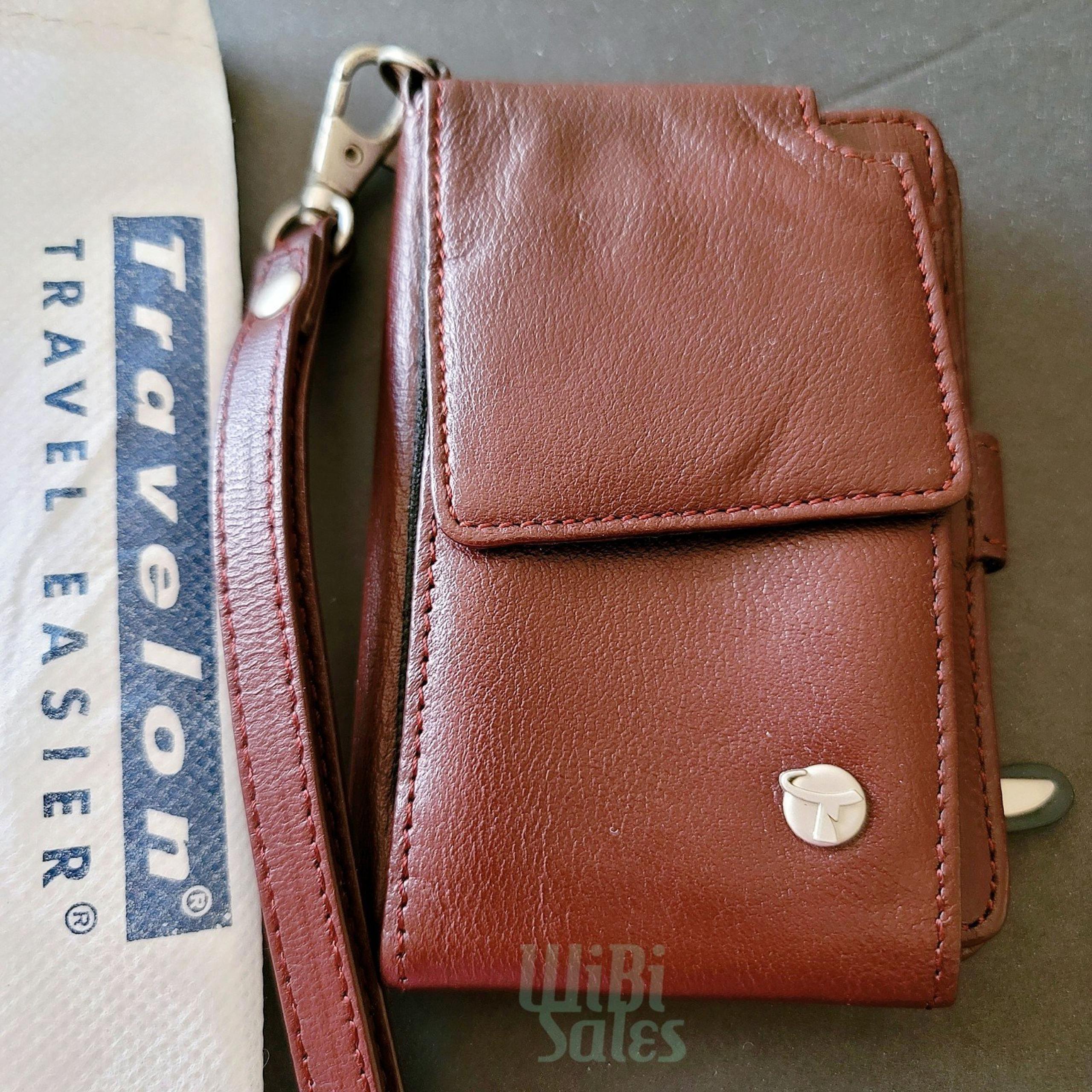 Wallet Women's Small Compact Bifold Luxury Leather Pocket Wallet New - Travelon