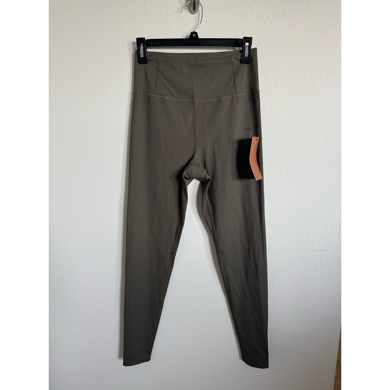 Girlfriend Collective Womens Leggings Workout Size Medium New Ribbed Green