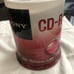 Sony 100 CD Q80SP CD-R Data Recordable Media - 100 Pack Spindle.