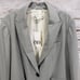 Zara New Women's Wool Blend Gray Single Button Blazer Jacket Size XL