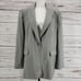 Zara New Women's Wool Blend Gray Single Button Blazer Jacket Size XL