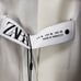 Zara New Women's Wool Blend Gray Single Button Blazer Jacket Size XL