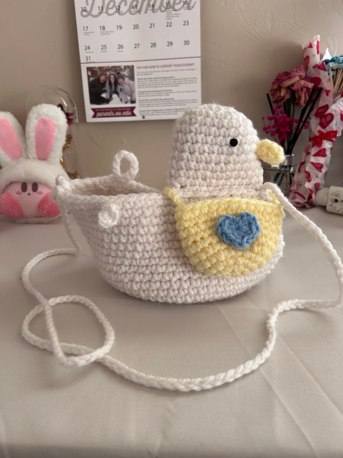 Handmade Cute Duck Purse