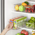 Refrigerator Organizer Bins - 8pcs Clear Plastic Bins For Fridge, Freezer,