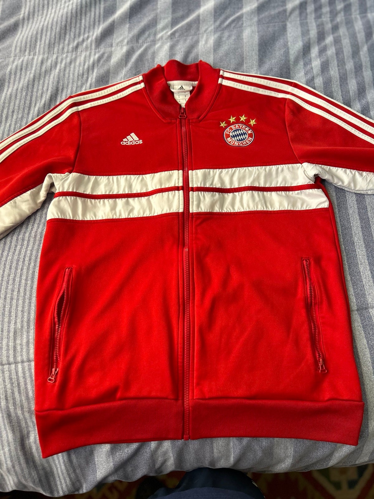 Adidas Bayern Munich 2013 2014 Anthem Football Soccer Track Jacket G83270