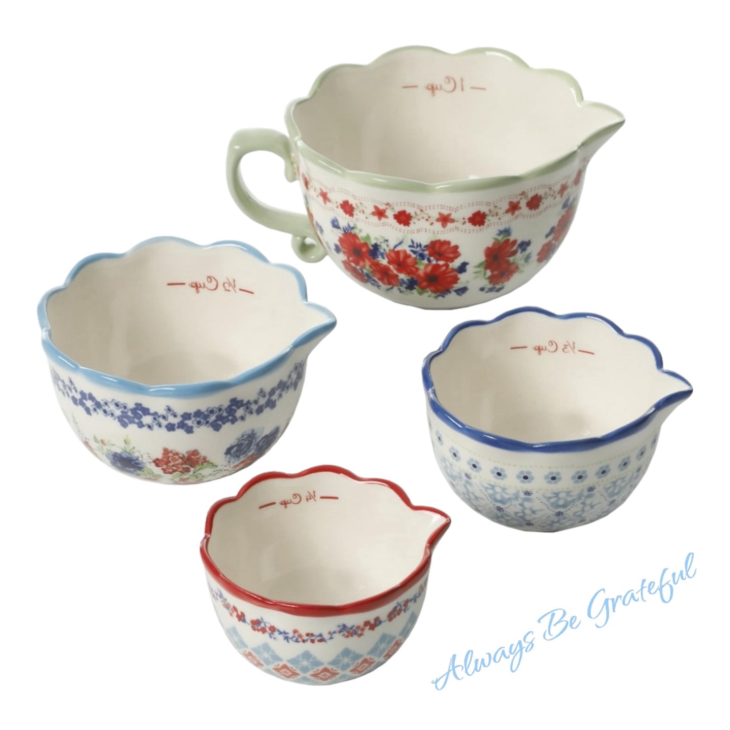 Pioneer Woman Measuring Bowl Set
