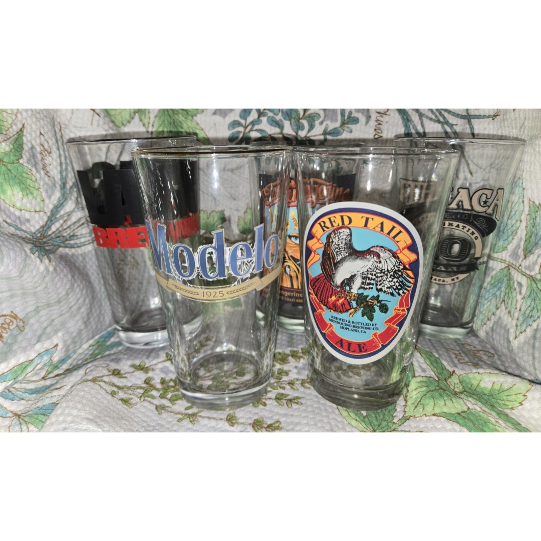 LOT OF 5 VARIOUS BREWERY BEER STEIN - VERY GOOD CONDITION
