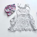 Girls summer bundle dresses bathing suit windbreaker size 5