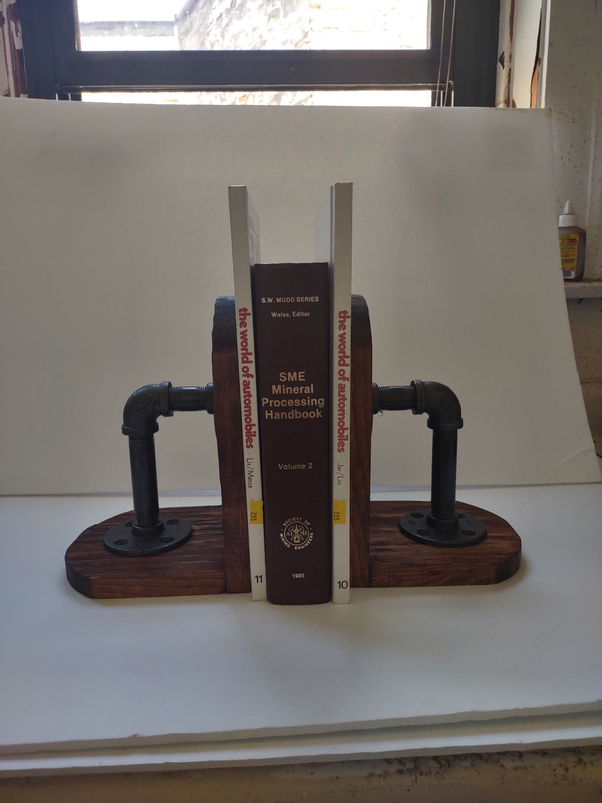 Industrial Bookends