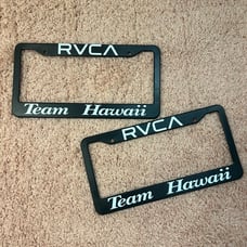 RVCA hawaii license plates
