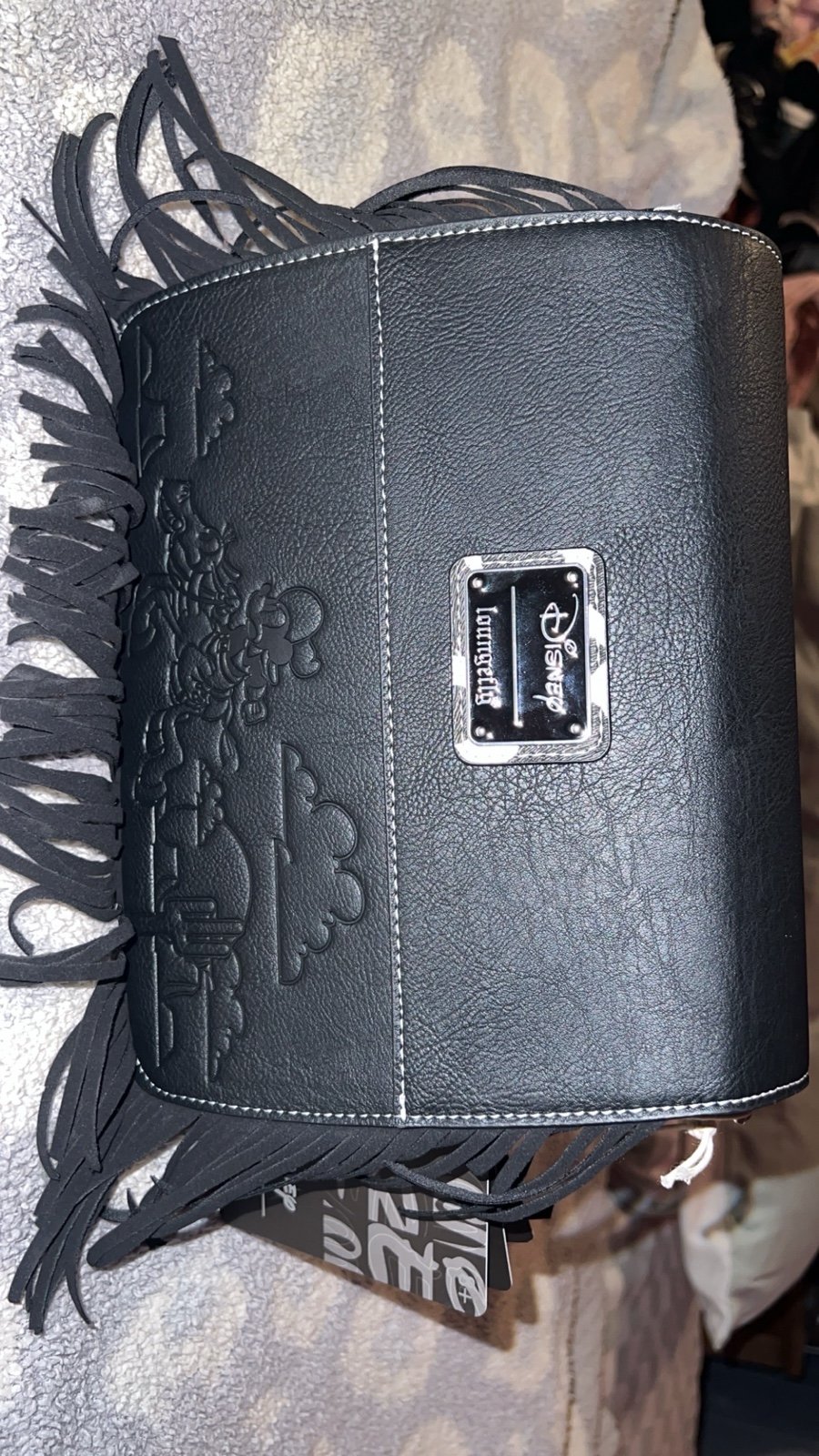 Loungfly western Mickey cowprint purse