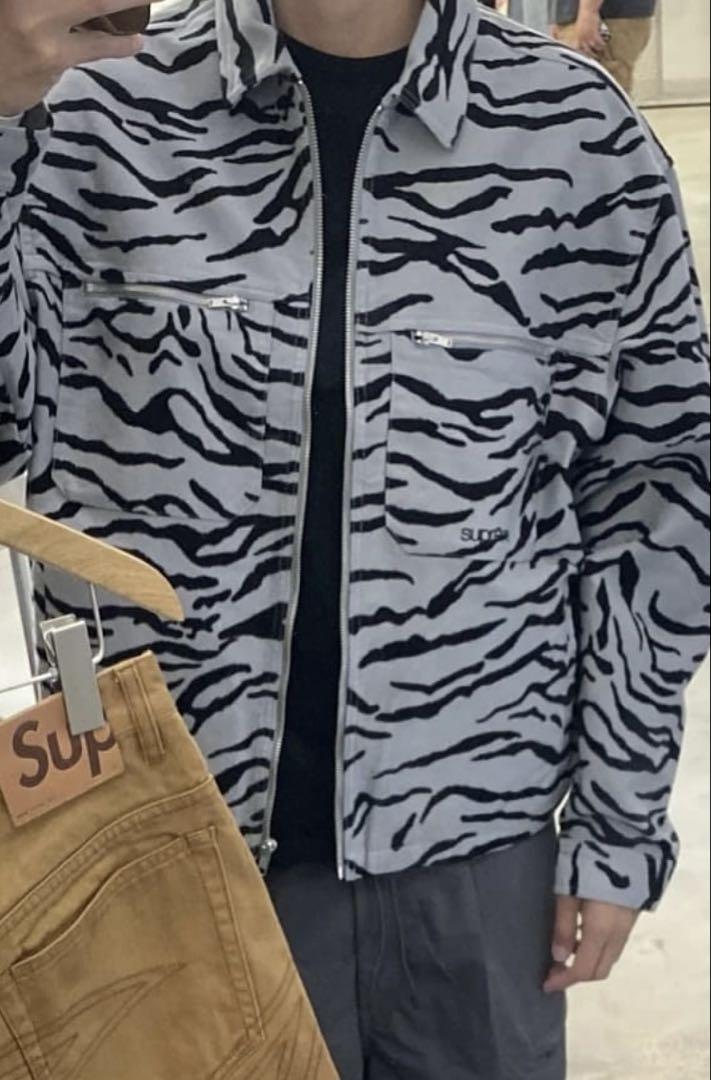 Supreme Moleskin Work Jacket Zebra XL
