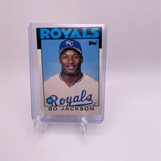 Bo Jackson 86 Topps traded rookie