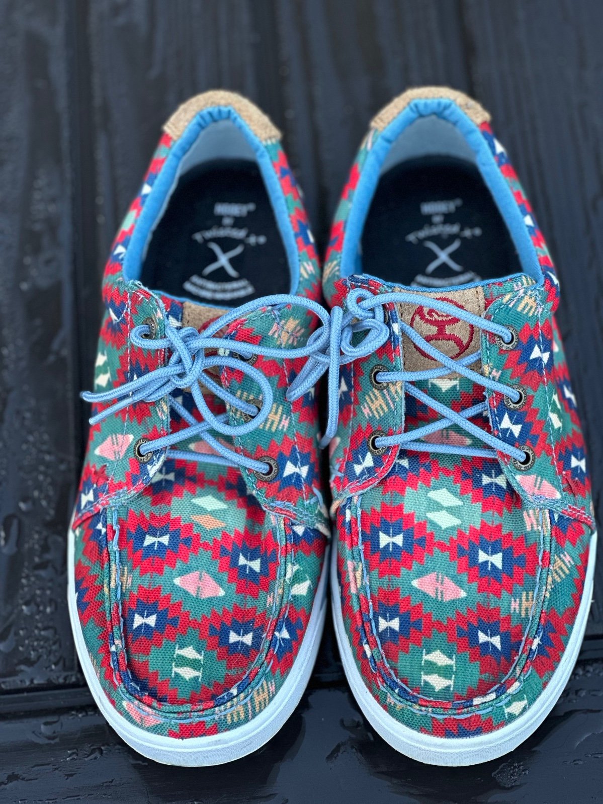 Twisted X Hooey hooper western slip on shoes. ‘Mens 8 or womens 10