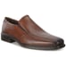 ECCO Minneapolis Bike Toe Slip On Brown Leather Dress Shoe Loafers